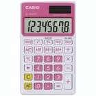CASIO Sl300vcpksih Solar Wallet Calculator 8 Digit Display Pink Square 