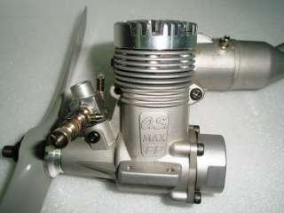 MAX 40 FP MODEL AIRLPLANE ENGINE WITH MUFFLER AND HELIX  