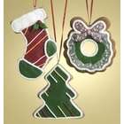 Roman Set of 12 Assorted Christmas Cookie Sugared Ornaments to 