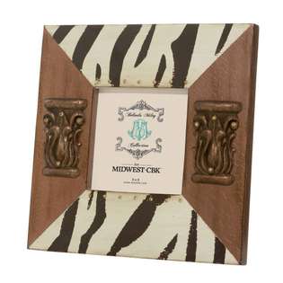 The Zebra Print Square 4x4 Frame (pack of 2) 