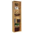 Rush Furniture Heirloom 85.5 H Bookcase in Oak Veneer