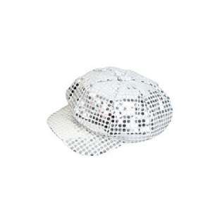 Sequin Newsboy Hat Diva Hat  Select Color silver  Designed 2B Sweet 