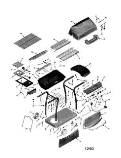 KENMORE Liquid propane gas grill Gas grill Parts  Model 415162180 