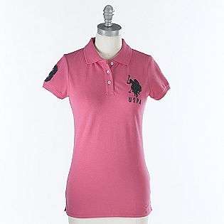 Big Horse Solid Polo  US Polo Assn. Clothing Juniors Tops 