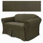 Easy Fit Elegant Ribbed Brick Furniture Slipcover   Size Chair