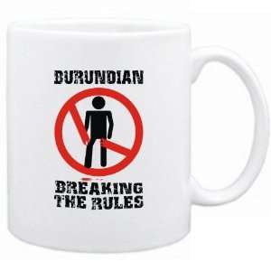    Burundian Breaking The Rules  Burundi Mug Country