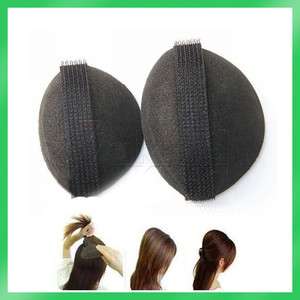 2pcs Black Volume Hair Base Oval Paste Expansion Abundance Tools New 