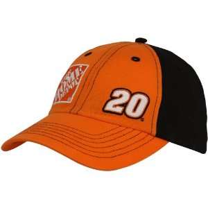   Logano Black Orange Relaxed Driver Adjustable Hat