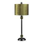 Sterling Industries 111 1115 Metal Buffet Lamp with Green Pleated 