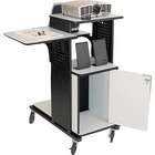   Shelf Presentation Station with Security Cabinet in Black / Gray