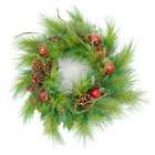 Darice 24 Apple, Berry & Pine Cone Artificial Christmas Wreath
