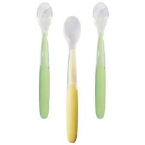  3 Pack of Tigex Baby Soft Silicone Spoons Baby