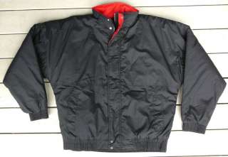 Insulated black & red winter jacket mens X Large NEW  
