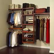 John Louis Home 16 Deluxe Closet System   Red Mahogany 