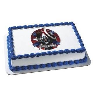 The Avengers Marvel Super Heroes Personalized Edible Cake Image Topper 