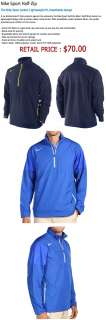 NWT Nike Storm FIT Sport Half Zip Mens Golf Wind Jacket Blue Medium $ 