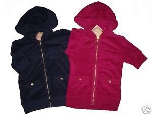 NWT~JUICY COUTURE~WOMENS~TERRY HOODIE JACKET~SMALL~2/4  