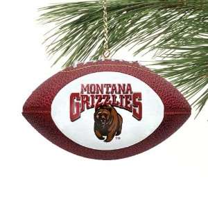  Montana Grizzlies Mini Football Ornament Sports 