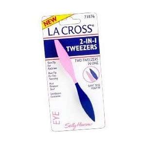  [2 PACK] La Cross 2 In 1 Tweezers 