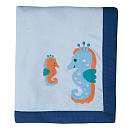 Lambs & Ivy Bubbles & Squirt Blanket