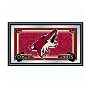 NHL Phoenix Coyotes Framed Team Logo Mirror  Sports 