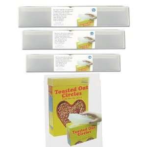   Packs of 3 Assorted Stay Fresh Cereal Box Top Covers