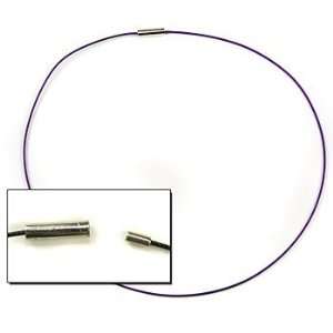   PURPLE color CABLE CHOKER magnetic clasp Necklace NEW 