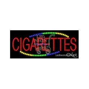  Cigarettes LED Sign 11 inch tall x 27 inch wide x 3.5 inch 