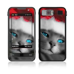  Samsung Omnia (i910) Decal Skin   Christmas Kitty Cat 