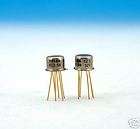 Transistor 2 in 1 body TESLA KCZ58 Gold Pin NEW