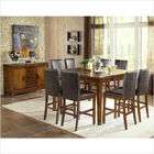   Davenport Counter Height Dining Table Set in Tobacco (9 Pieces