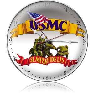 USMC Semper Fi Allied Military Clock   Victory Vintage 