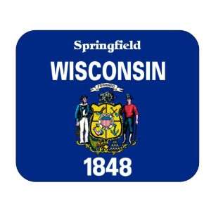  US State Flag   Springfield, Wisconsin (WI) Mouse Pad 
