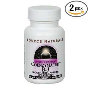  Source Naturals Vitamin B 3 NAD Subl Coenzymated 25mg, 60 