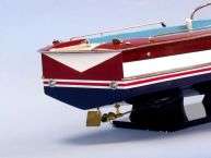 Attach the sails and this Riva Junior model is ready for display
