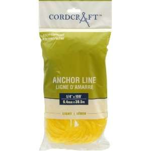  Cordcraft Anchor Line Polypropylene Yellow (1/4X100 