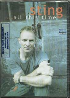 DVD STING ALL THIS TIME LIVE IN ITALY SEALED NEW  