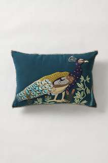 Iridescent Plumage Pillow   Anthropologie