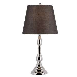  RTL 8422 1 light Chrome Candle Snuff Table Lamp