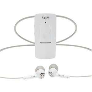  Iqua Pendant Stereo Headset   White Cell Phones 