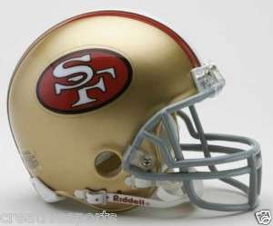 SF 49ERS 1964 1995 MONTANA NFL FOOTBALL MINI HELMET  