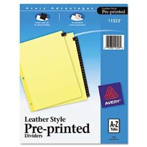   Clear Reinforced Leather Tab Dividers 25 Tab A Z 498245 Electronics