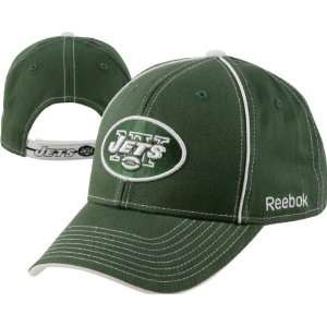 New York Jets Reebok Contrast Structured Adjustable Hat  