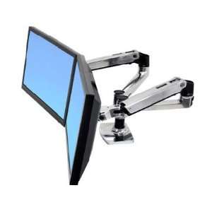  ERGOTRON LX DUAL SIDE BY SIDE ARM Free Up Your Desktop To 