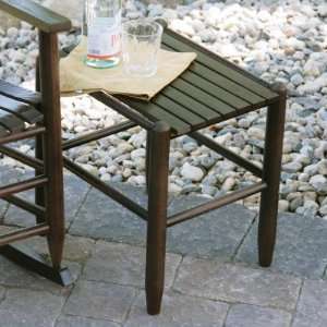  Dixie Seating Indoor/Outdoor Slat Side Table Patio, Lawn 