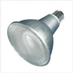 19W Compact Fluorescent PAR30 Bulb in Warm White Light Condition