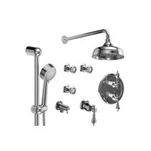   System with Hand Shower Rail, 3 Body Jets, and Shower Head KIT 6EGLBNC