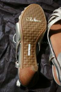 COLE HAAN AIR PAISY SANDALS SHOES NIKE AIR METALLIC 9M 39 NEW SALE $ 