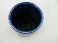 Vintage Cobalt Blue Ceramic Porcelain Match Holder Striker  