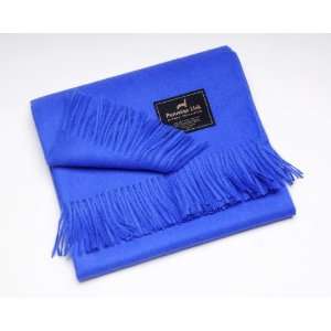 PERUVIAN LINK Periwinkle Blue 100% Superfine Alpaca Blanket